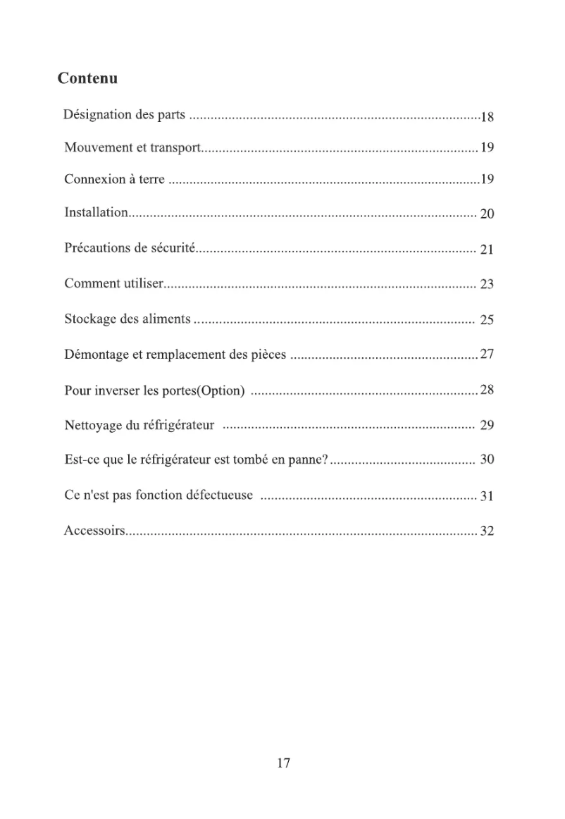 Page 1 de la notice Manuel utilisateur LG GC-269VP