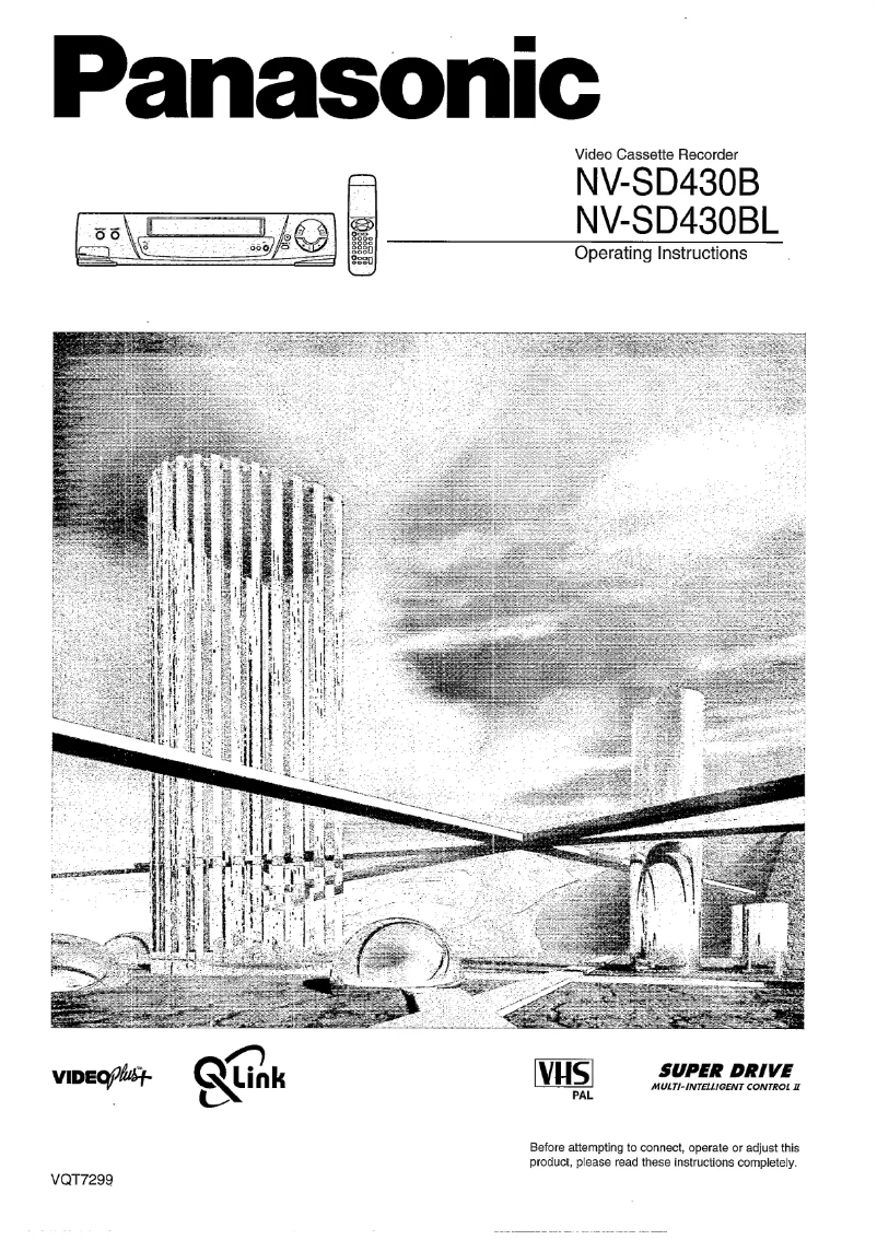 Image de la première page du manuel de l'appareil NV-SD430B