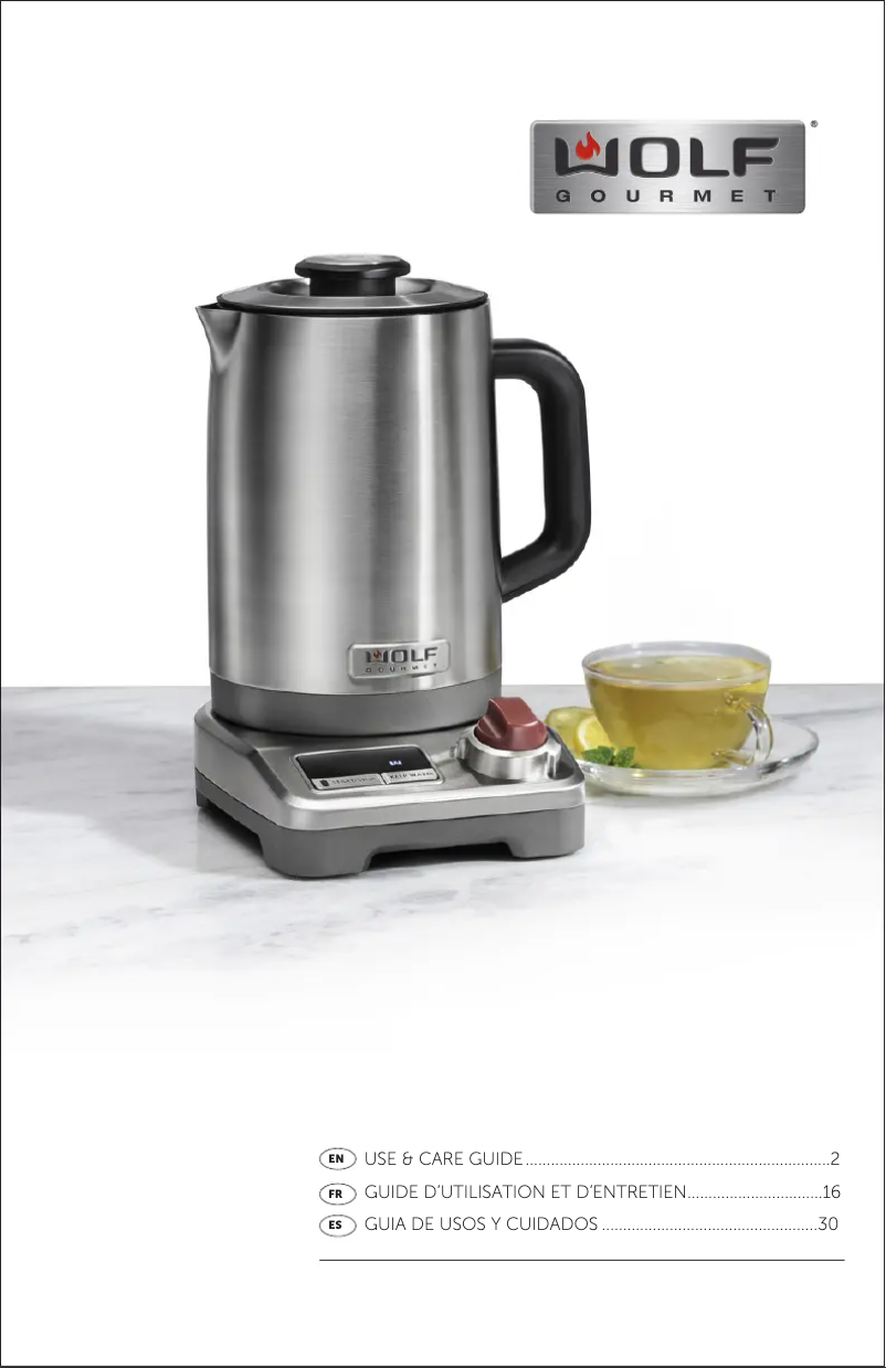 Page 1 de la notice Manuel utilisateur Wolf WGKT100S