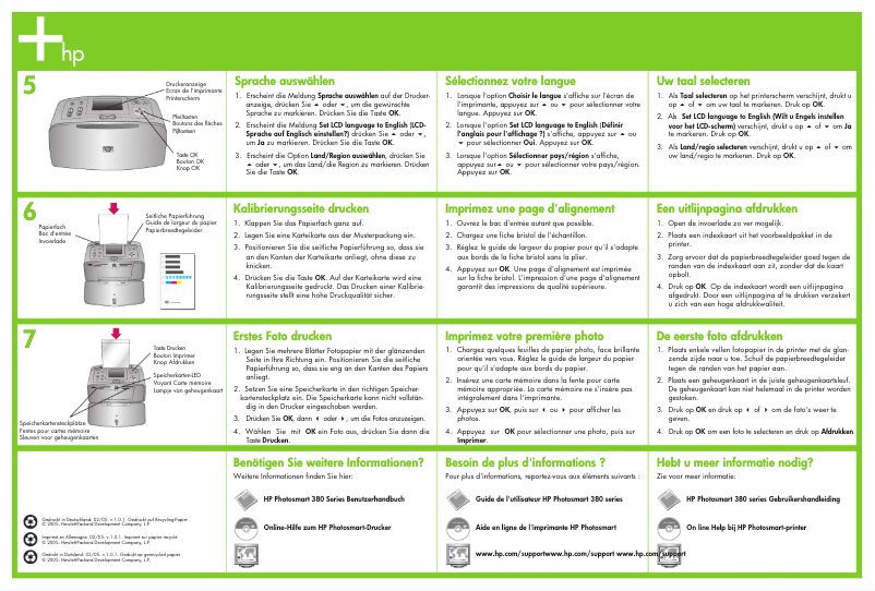 Página 1 del manual Manual de usuario HP Photosmart 380