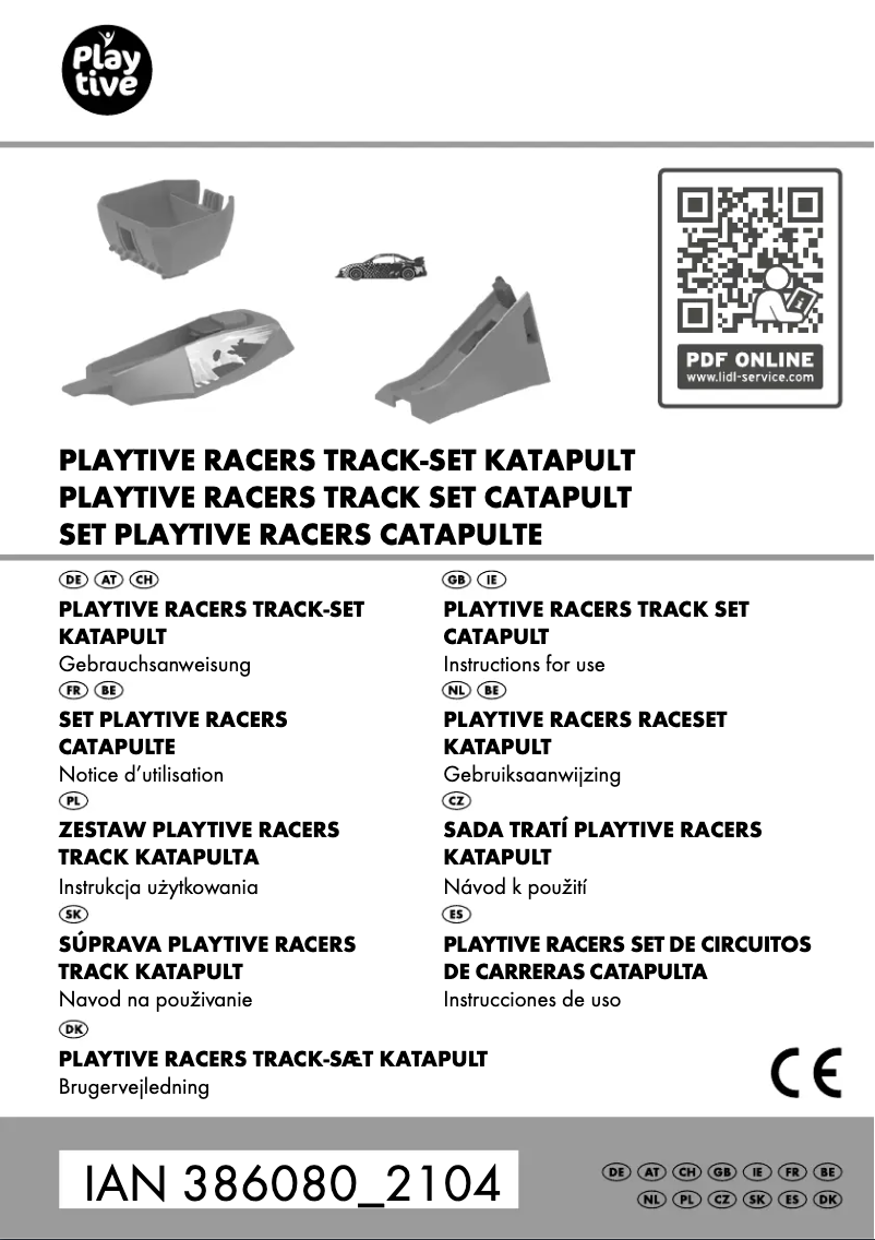 Page 1 de la notice Manuel utilisateur Playtive IAN 386080