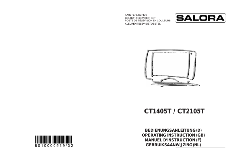 Image de la première page du manuel de l'appareil CT-2105T