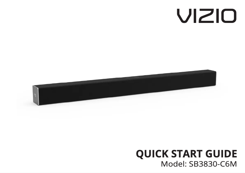 First page image of the manual for SB3830-C6M