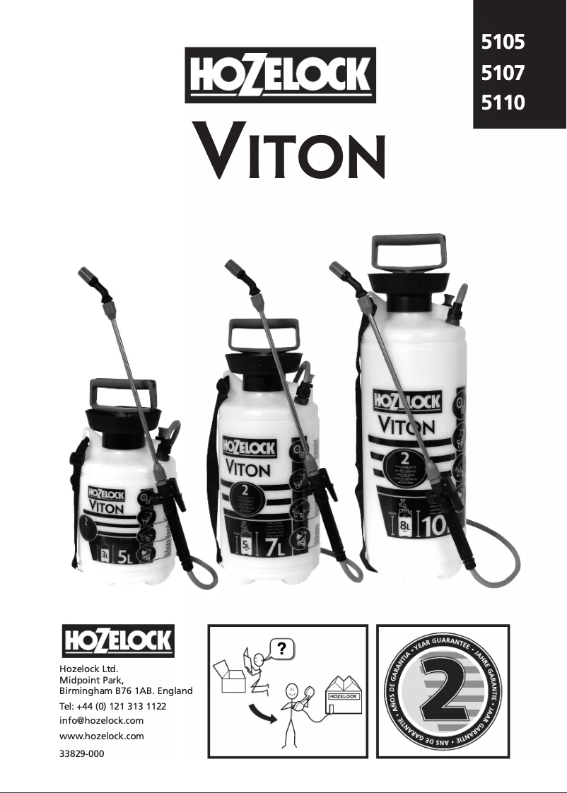 Page 1 de la notice Manuel utilisateur Hozelock 5105