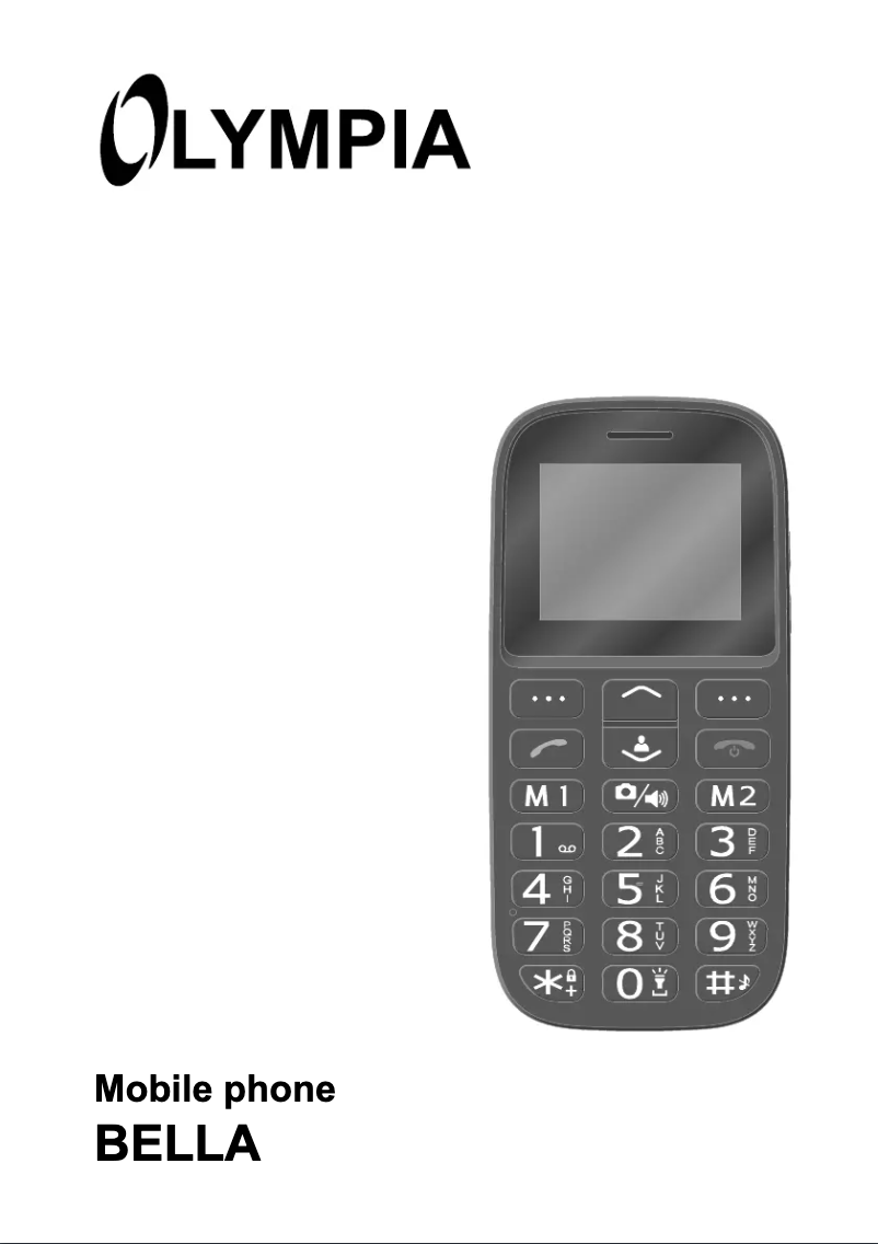 Page 1 de la notice Manuel utilisateur Olympia Bella