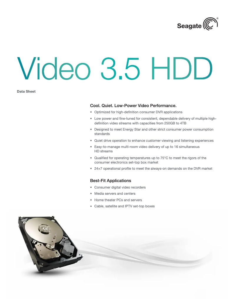 Image de la première page du manuel de l'appareil Video 3.5 HDD