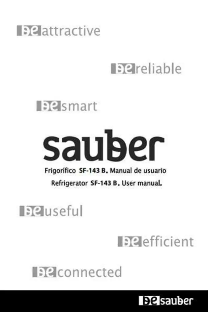 Page 1 de la notice Manuel utilisateur Sauber SF143B