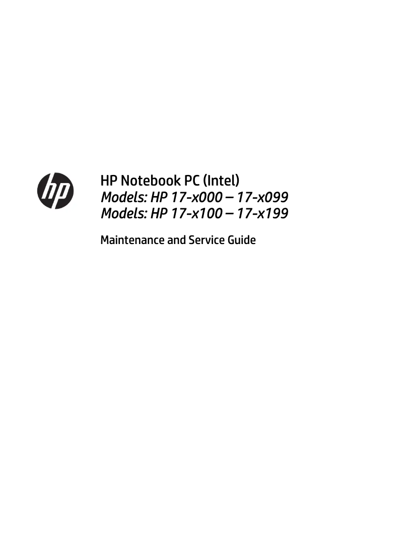 Imagen de la primera página del manual del dispositivo 17-ak091nd