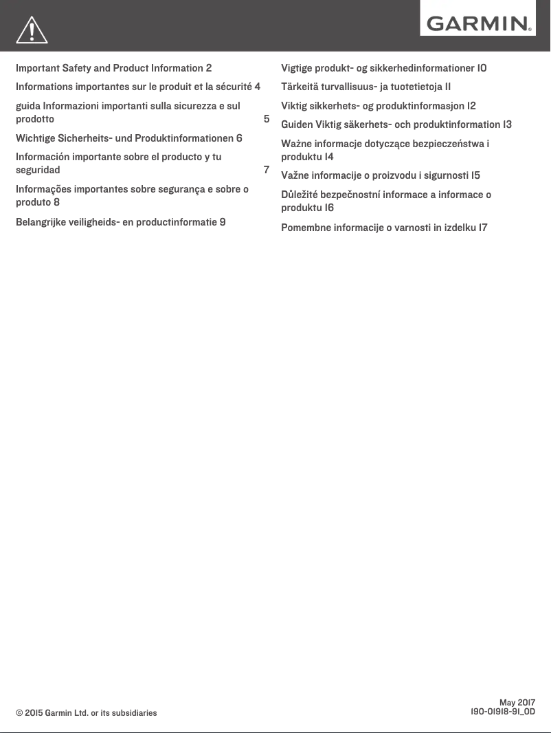 Image de la première page du manuel de l'appareil Varia UT800