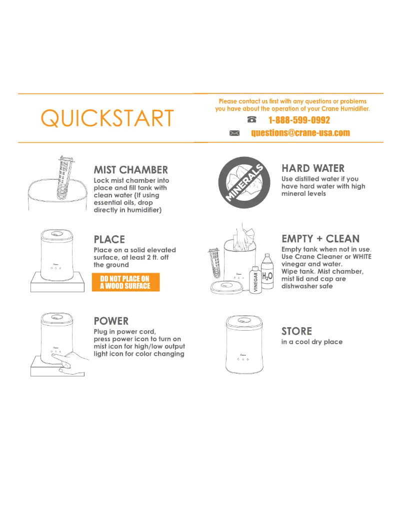 Page 1 de la notice Manuel utilisateur Crane EE-6909