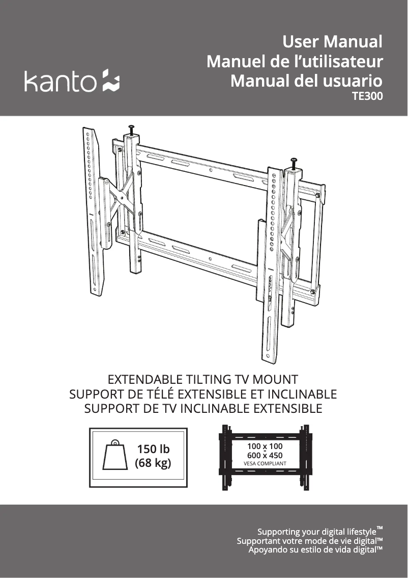 Image de la première page du manuel de l'appareil TE300