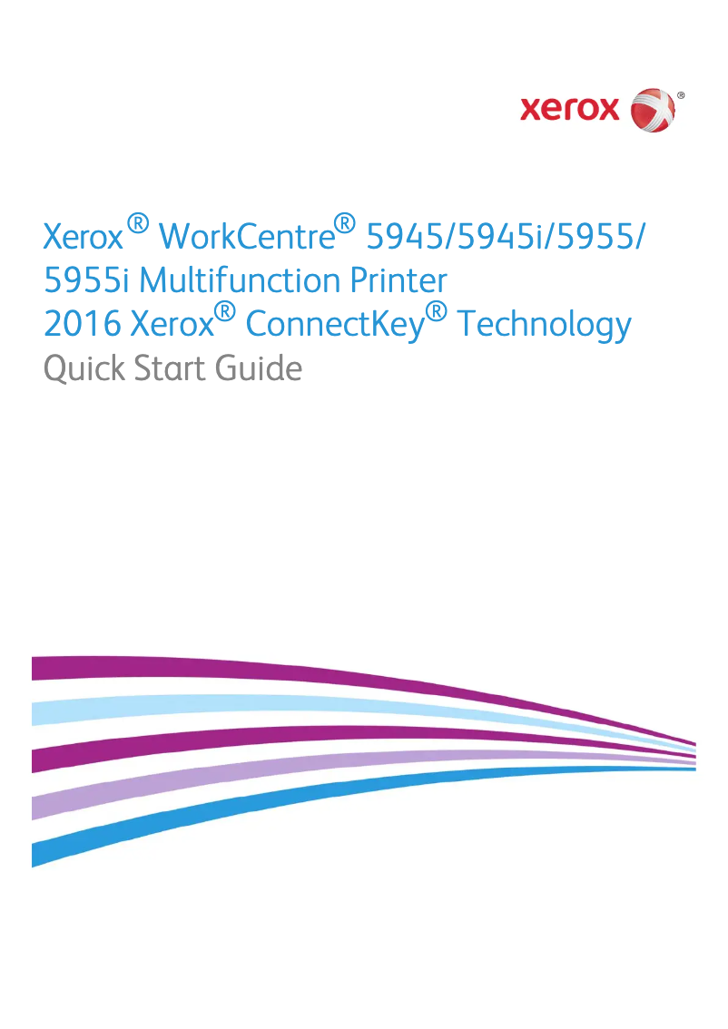 Page n°1 - Guide de démarrage rapide Xerox WorkCentre 5945