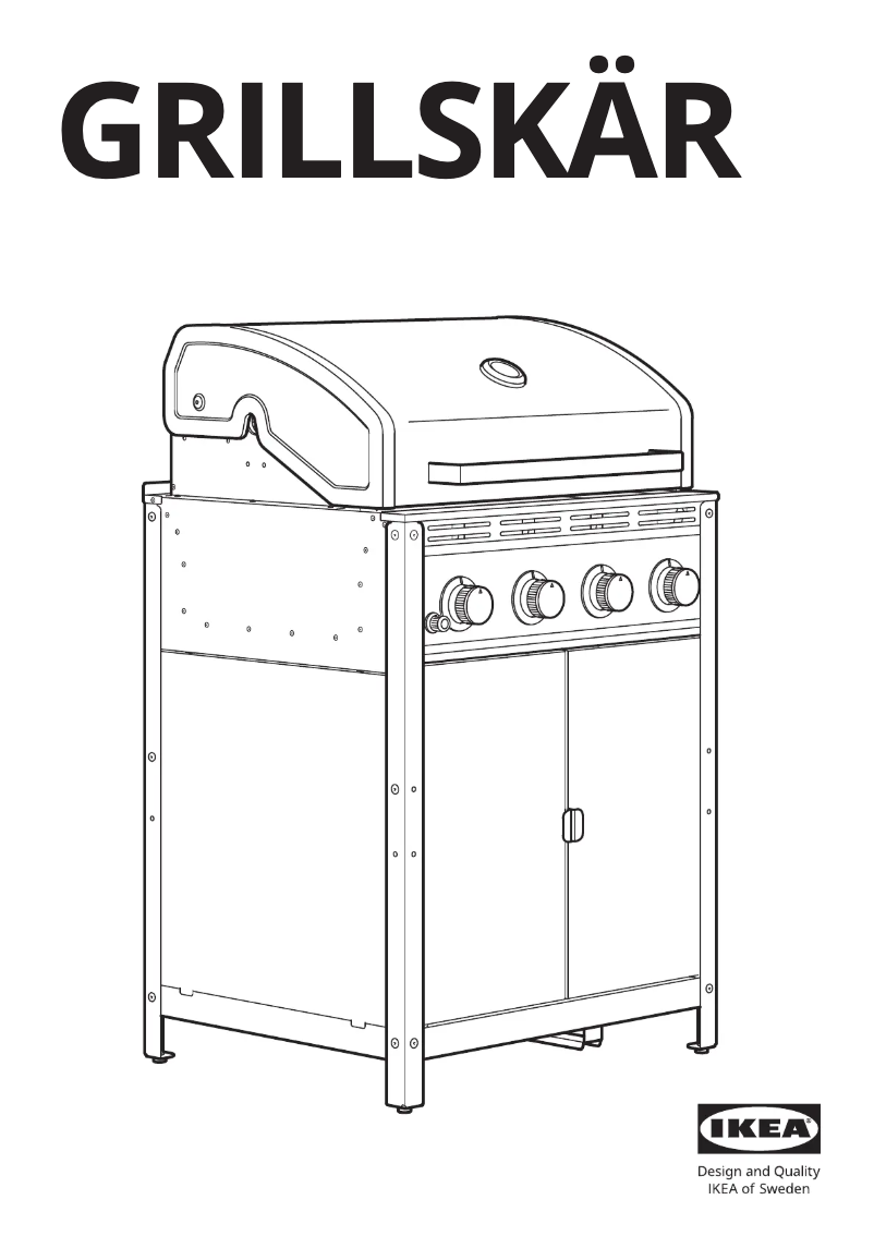 Image de la première page du manuel de l'appareil GRILLSKÄR 404.899.32