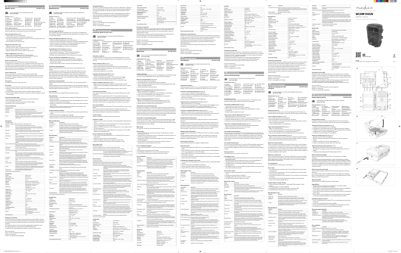 Page n°1 - Manuel utilisateur Nedis WCAM150GN
