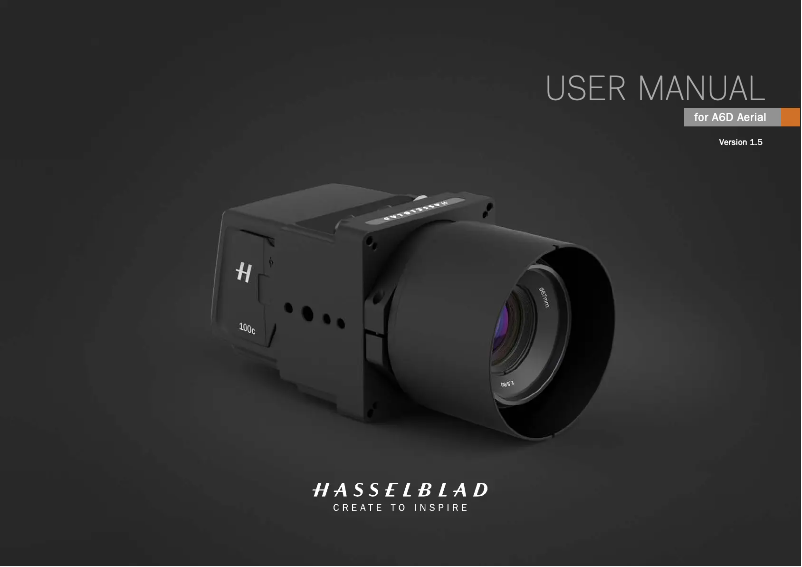 Image de la première page du manuel de l'appareil A6D Aerial