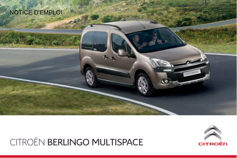 Página 1 del manual Manual de usuario Citroën Berlingo (2013)