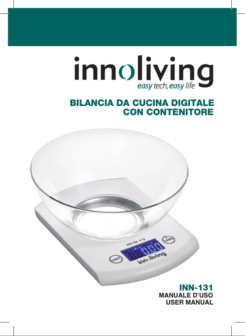 Page n°1 - Manuel utilisateur Innoliving INN-131
