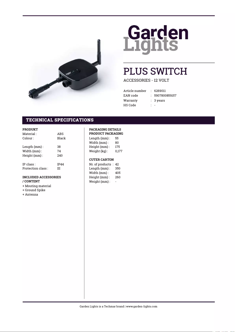 Image de la première page du manuel de l'appareil GL6269011