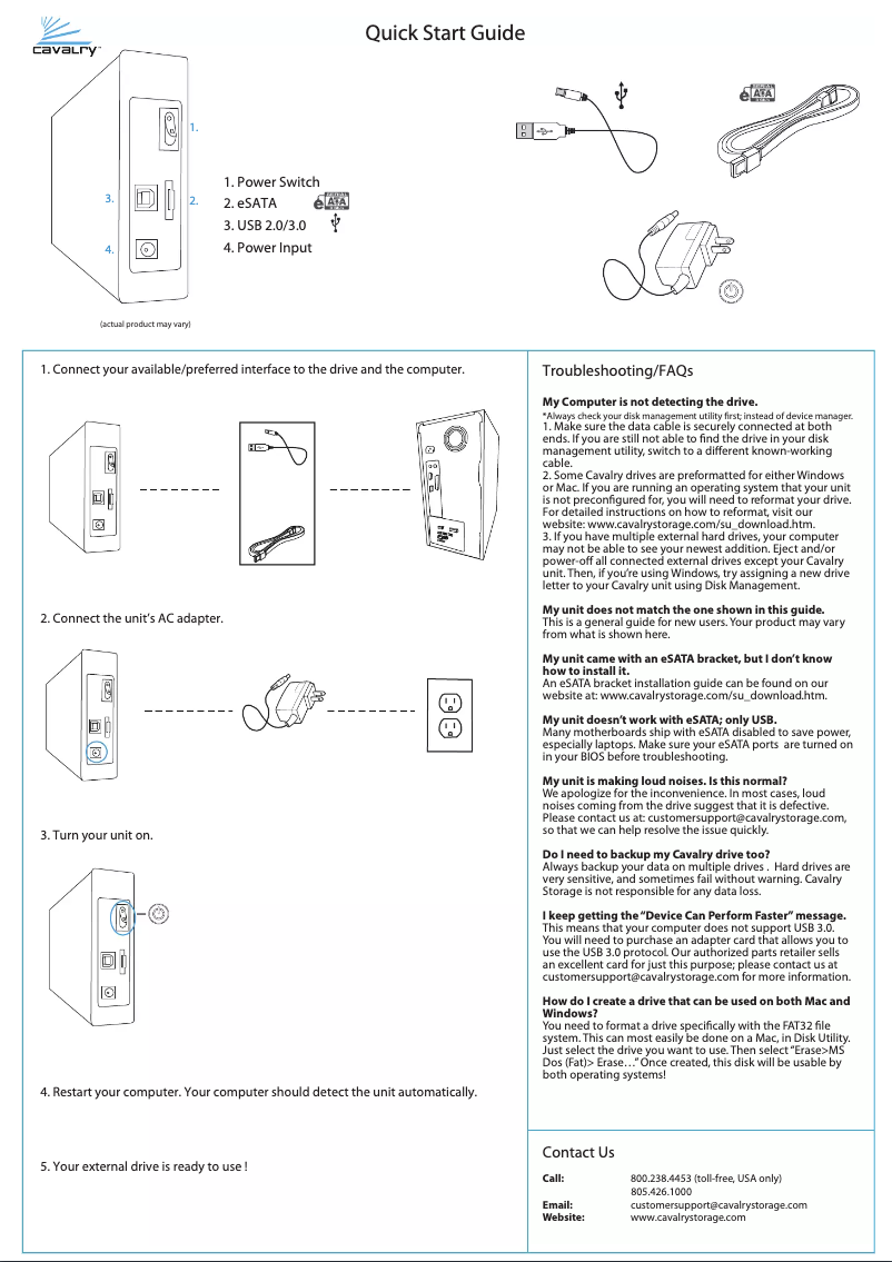 Image de la première page du manuel de l'appareil CAXH