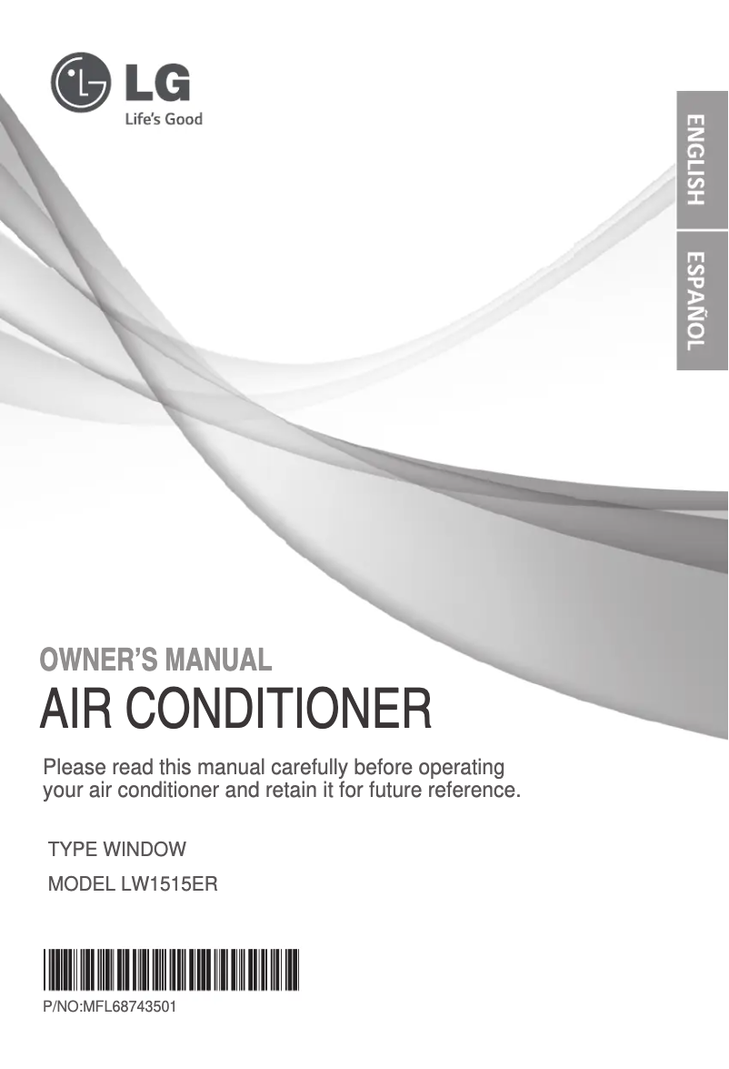 Página 1 del manual Manual de usuario LG LW1515ER