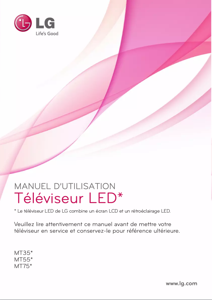 Page n°1 - Manuel utilisateur LG 27MT55S