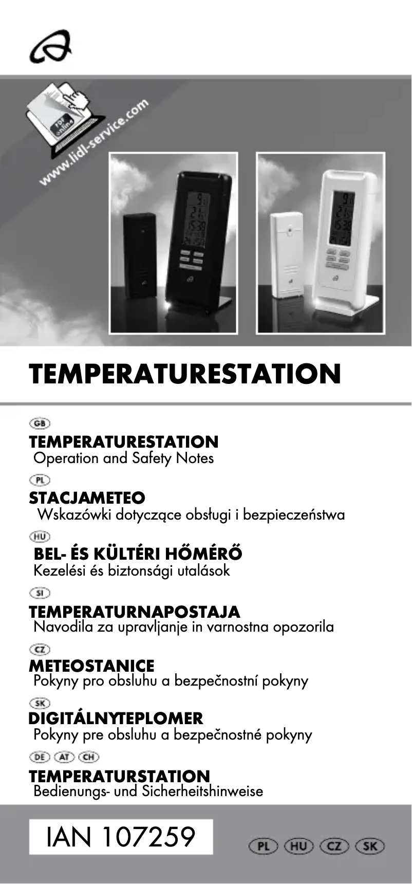 Página 1 del manual Manual de usuario Auriol IAN 107259