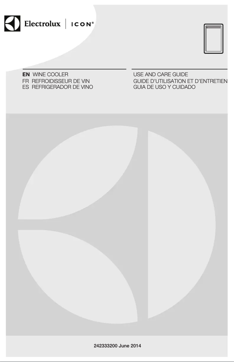 Page 1 de la notice Manuel utilisateur Electrolux ICON E24WL50QS