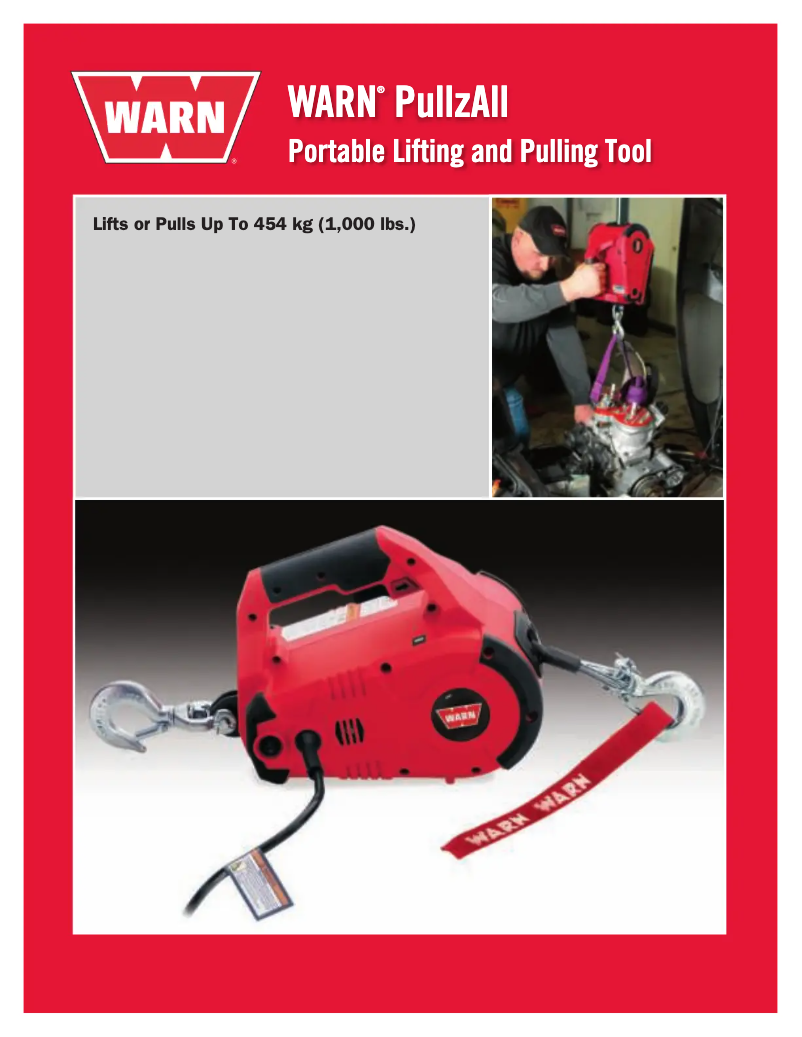 Image de la première page du manuel de l'appareil PullzAll