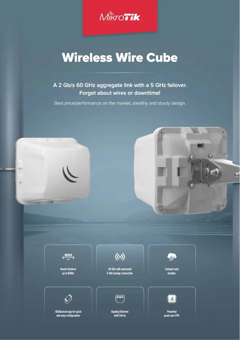 Page n°1 - Brochure Mikrotik Wireless Wire Cube