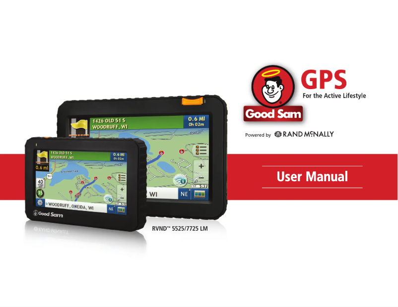 Page n°1 - Manuel utilisateur Rand McNally Good Sam RVND 7725 LM