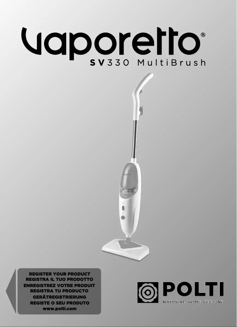 Page n°1 - Manuel utilisateur Polti Vaporetto SV330 MultiBrush
