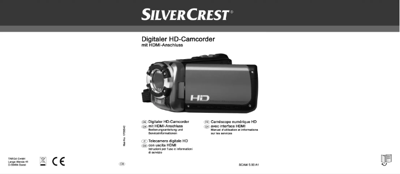 Page n°1 - Manuel utilisateur SilverCrest SCAW 5.00 A1