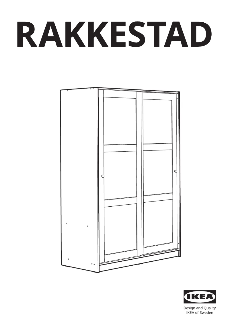 Image de la première page du manuel de l'appareil RAKKESTAD 005.459.06