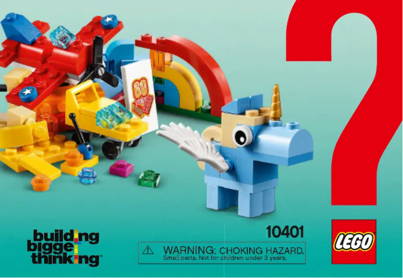 Page n°1 - Manuel utilisateur Lego Classic 10401