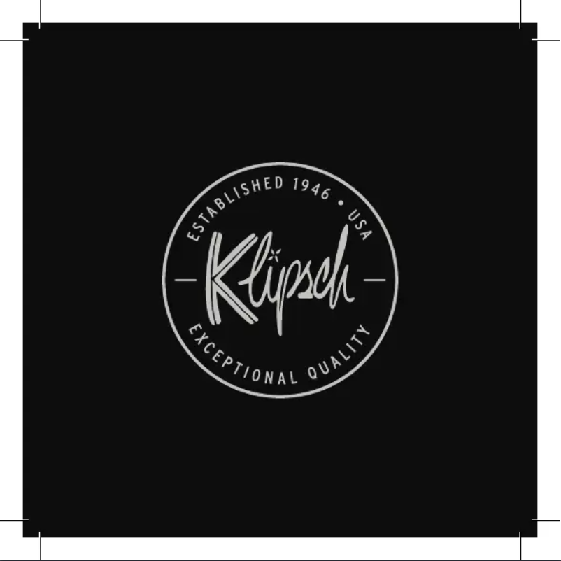 Página 1 del manual Manual de usuario Klipsch Groove XL