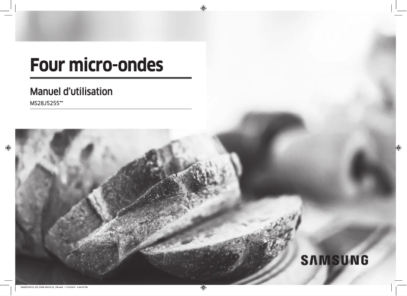 Page n°1 - Manuel utilisateur Samsung MS28J5255US