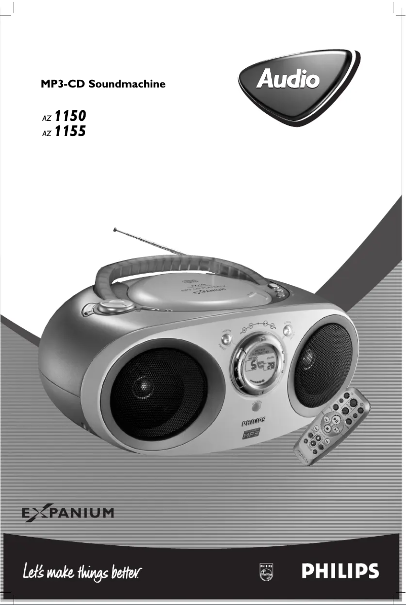 Página 1 del manual Manual de usuario Philips AZ1150