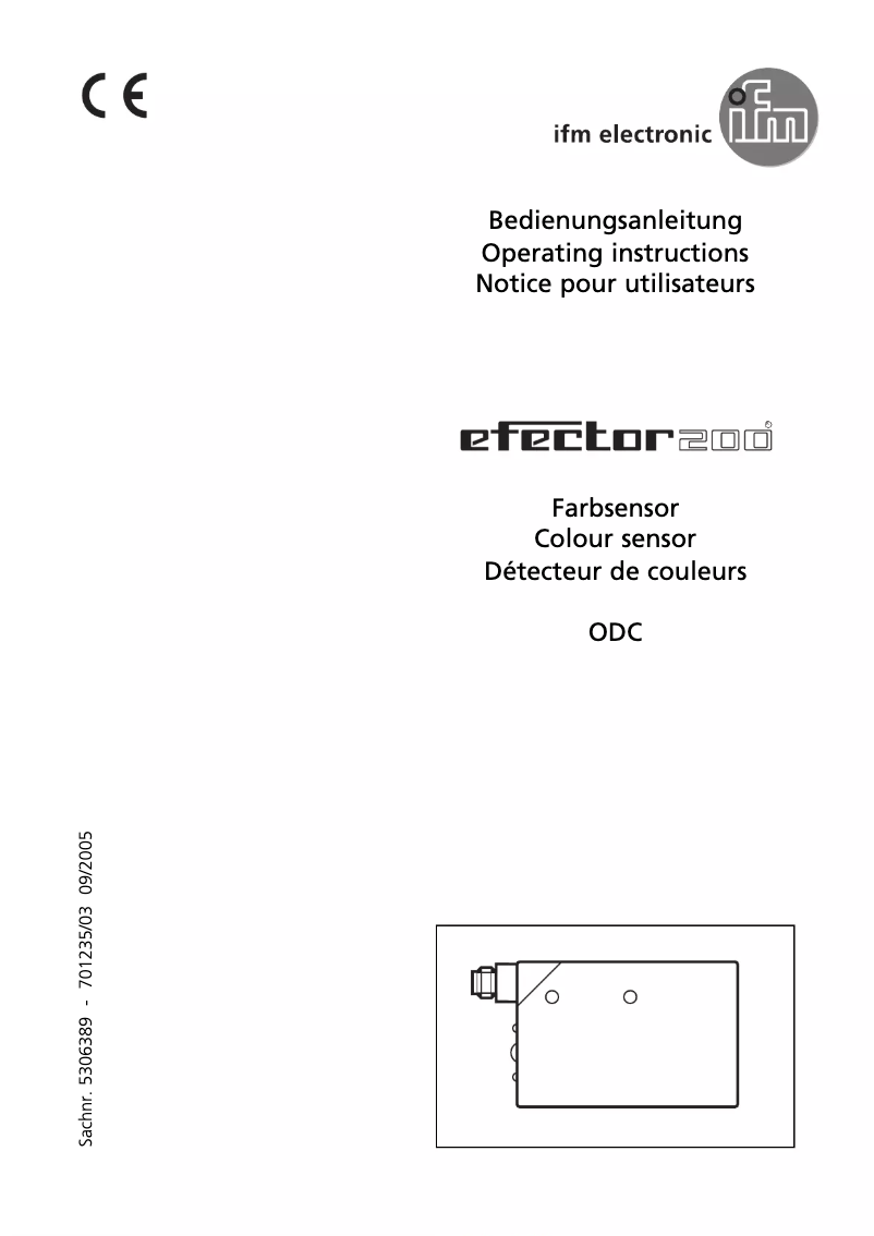 Image de la première page du manuel de l'appareil OD5008