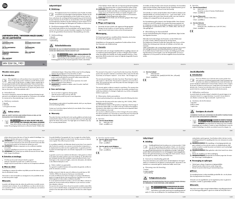 Image de la première page du manuel de l'appareil IAN 326136