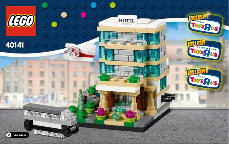 Image de la première page du manuel de l'appareil Bricktober Hotel 40141