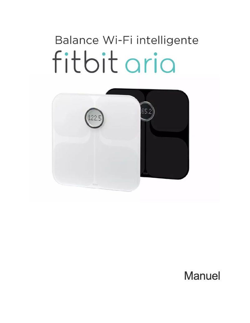 Page 1 de la notice Manuel utilisateur Fitbit Aria