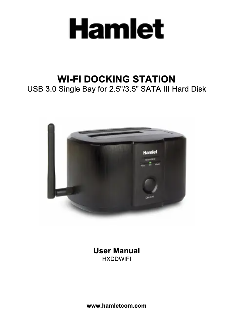 Page 1 of the manual User Manual Hamlet HXDDWIFI