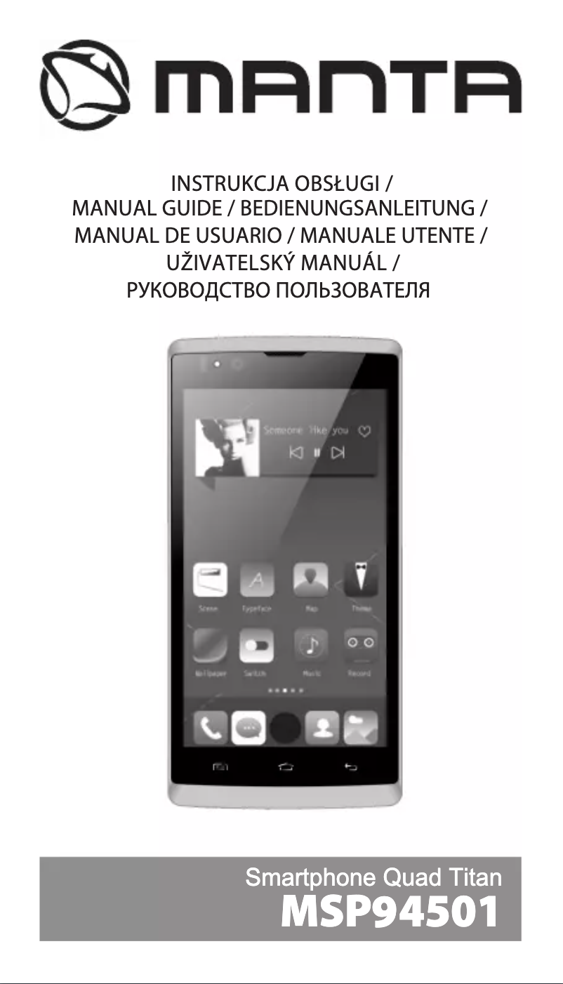 Imagen de la primera página del manual del dispositivo MSP94501