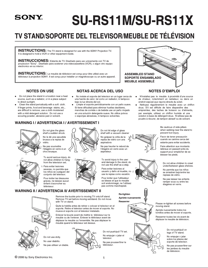 Image de la première page du manuel de l'appareil KDS-50A2020