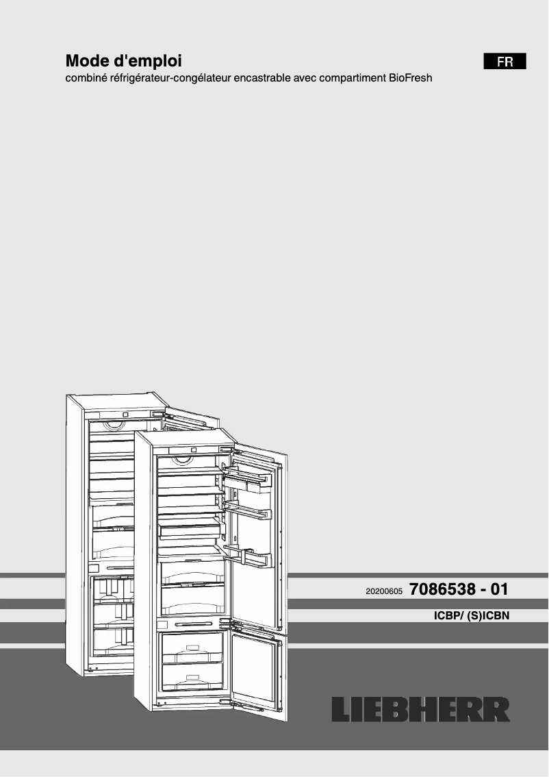 Image de la première page du manuel de l'appareil ICBN 3376 Premium