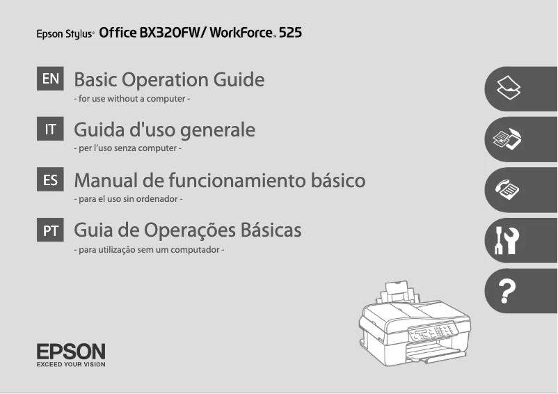 Página 1 del manual Manual de usuario Epson Stylus Office BX320FW