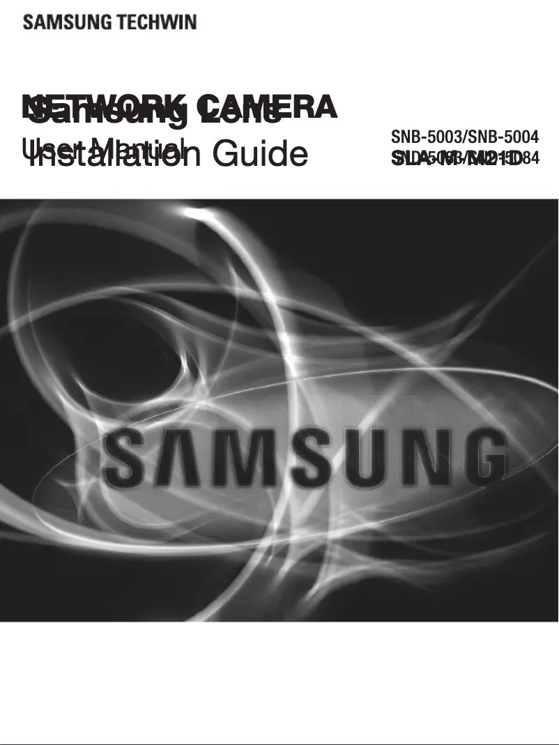 Page 1 de la notice Manuel utilisateur Hanwha SLA-M-M21D