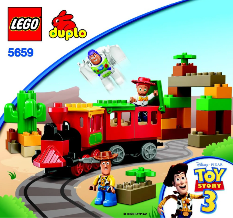 Page 1 de la notice Manuel utilisateur Lego The Great Train Chase