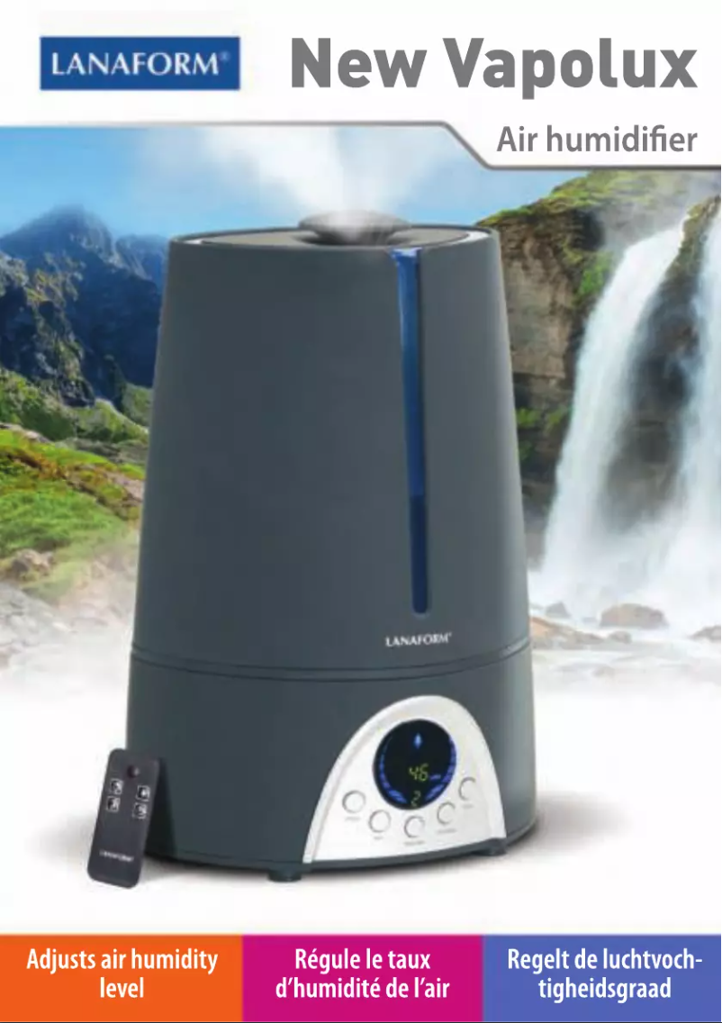 Page n°1 - Manuel utilisateur Lanaform New Vapolux