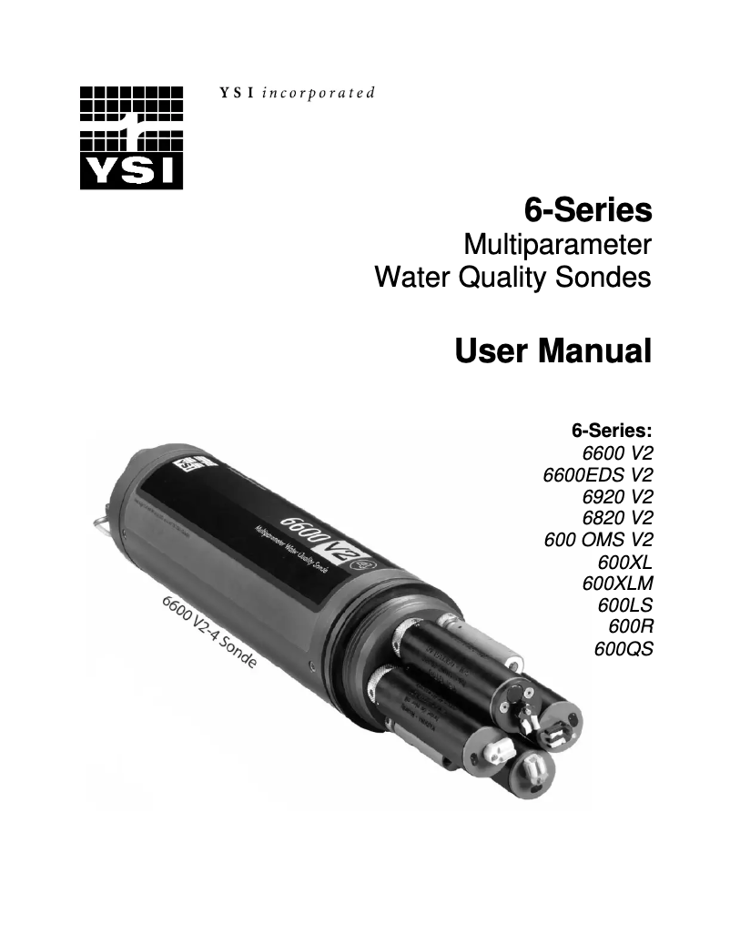 Page n°1 - Manuel utilisateur YSI Hemisphere